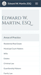 Mobile Screenshot of edwardmartinlaw.com